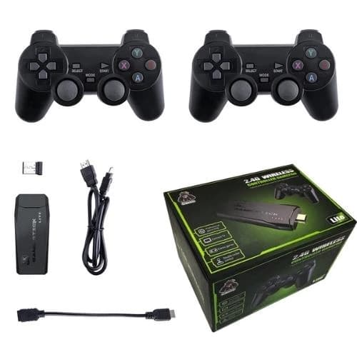 Stick De Vídeo Com Jogos Retrô Clássico Sem Fio 4k