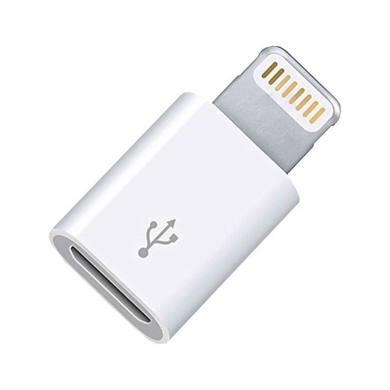 Adaptador compatível iphone Micro Usb Para Lightning Carregar