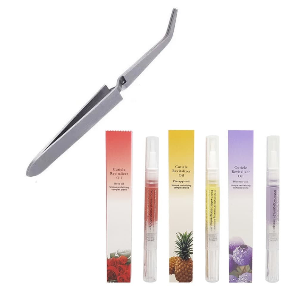 Kit Pinça de Curvatura + 3 Canetas Hidratante