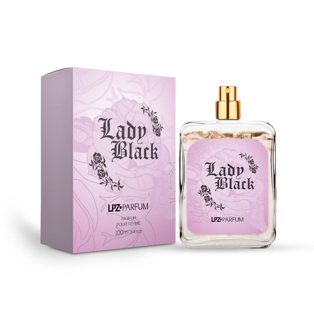 Perfume Feminino Lady Black LPZ.PARFUM Ref. Importado 100ml