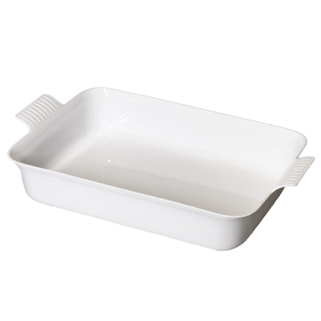 Travessa Retangular Com Alça LE CHEF 39,5X24,5X8,5Cm Branca 1816  PARAMOUNT