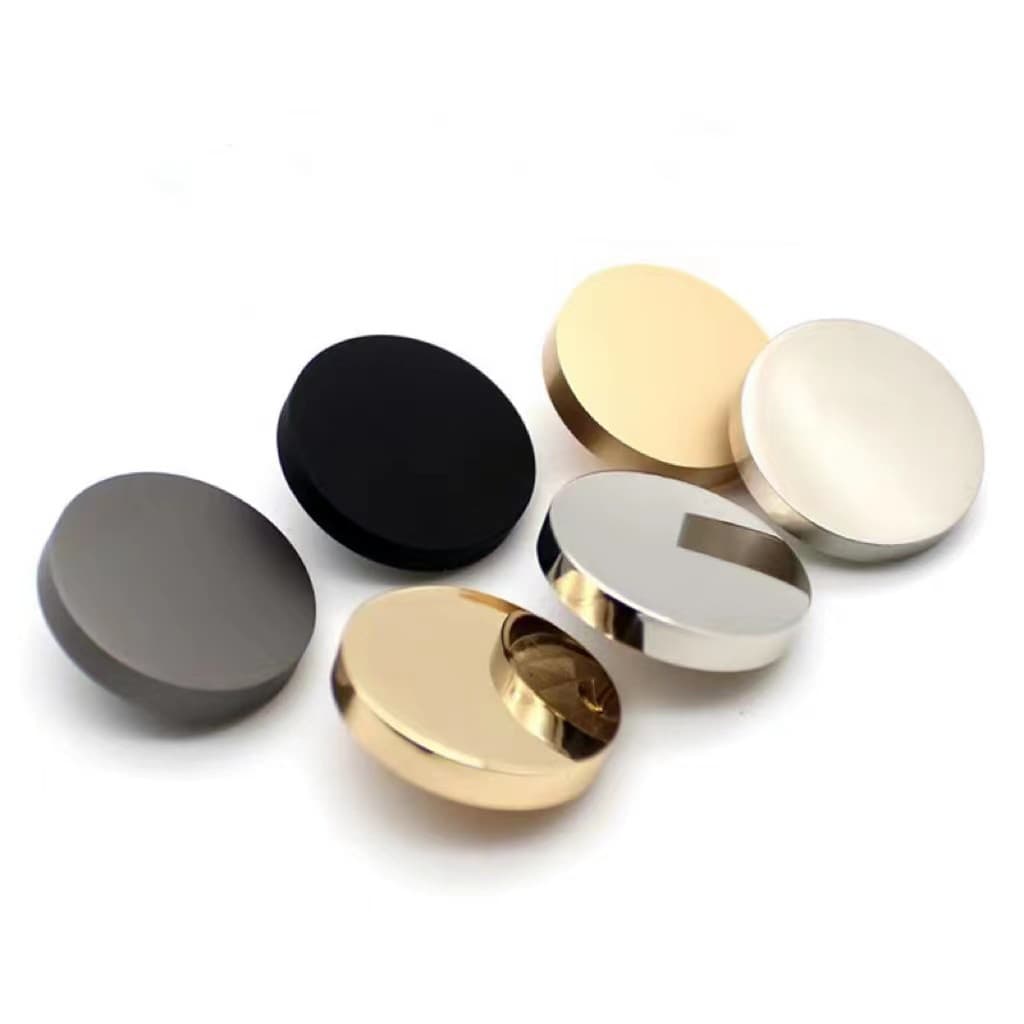 10 Peças Materiais De Costura Acessórios Botões Casaco De Camisa Feminina Gold Black Metal