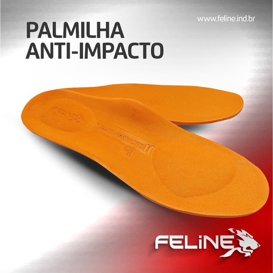Palmilha Anti-impacto Feline para Coturnos e calçados linha tática