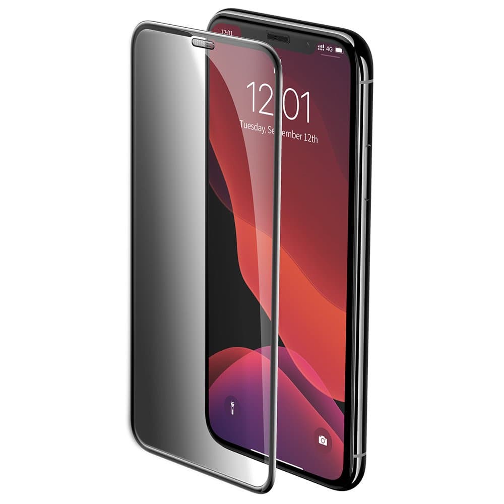 Baseus Full-Screen Curved Película Privacidade 0.25mm Para iPhone X XS 11Pro Tela 5,8
