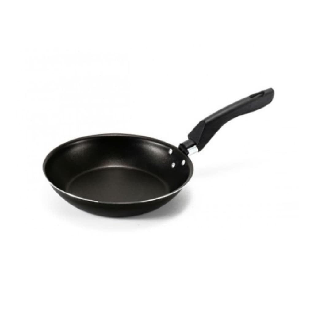 Frigideira Francesa 20cm Média Preta Alumi-Aço Linha Premium J4TECH Alumínio Antiaderente Teflon Ultra Resistente