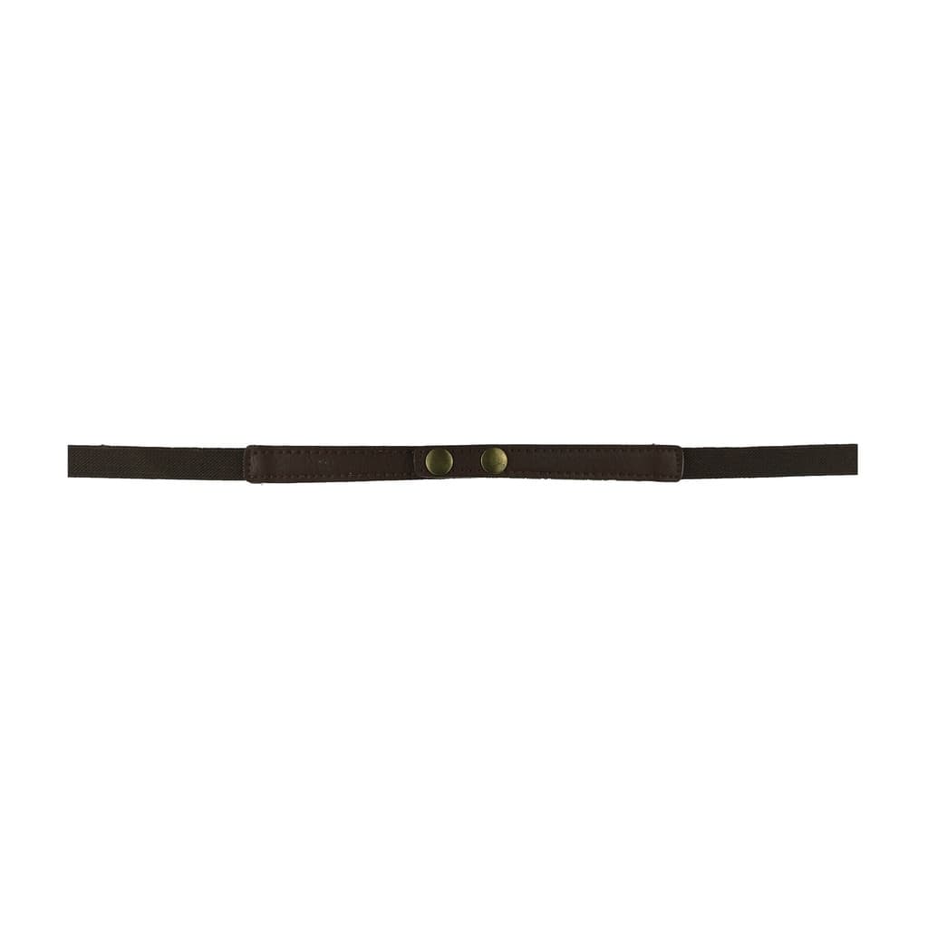 Cinto Faixa Cor Marrom Esc Fininho Para Usar Com Blazer CF58