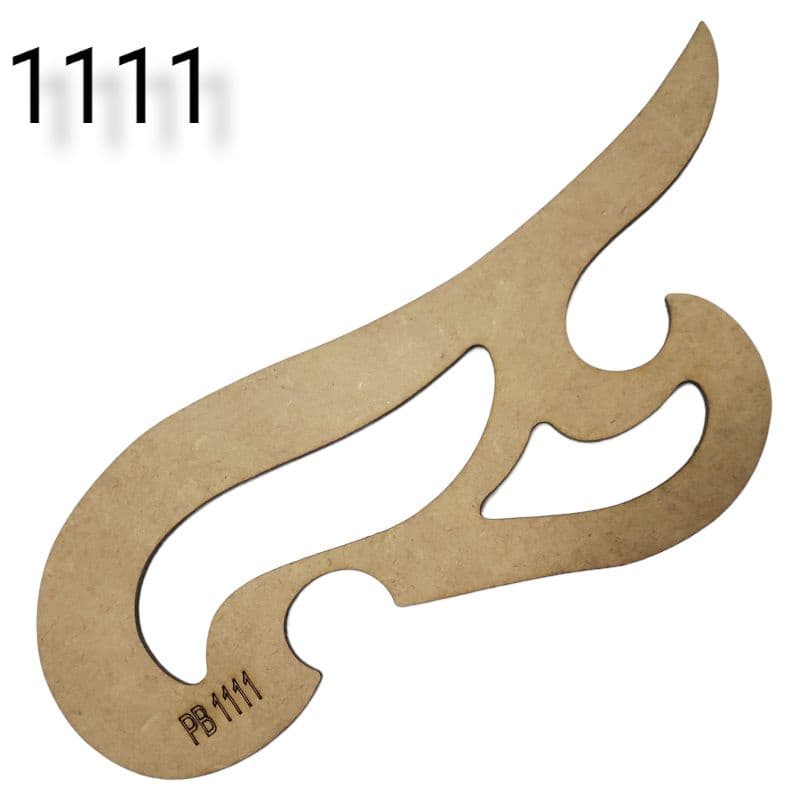 Régua Curva Francesa 1111 Mdf Patchwork Costura Modelista Promoção
