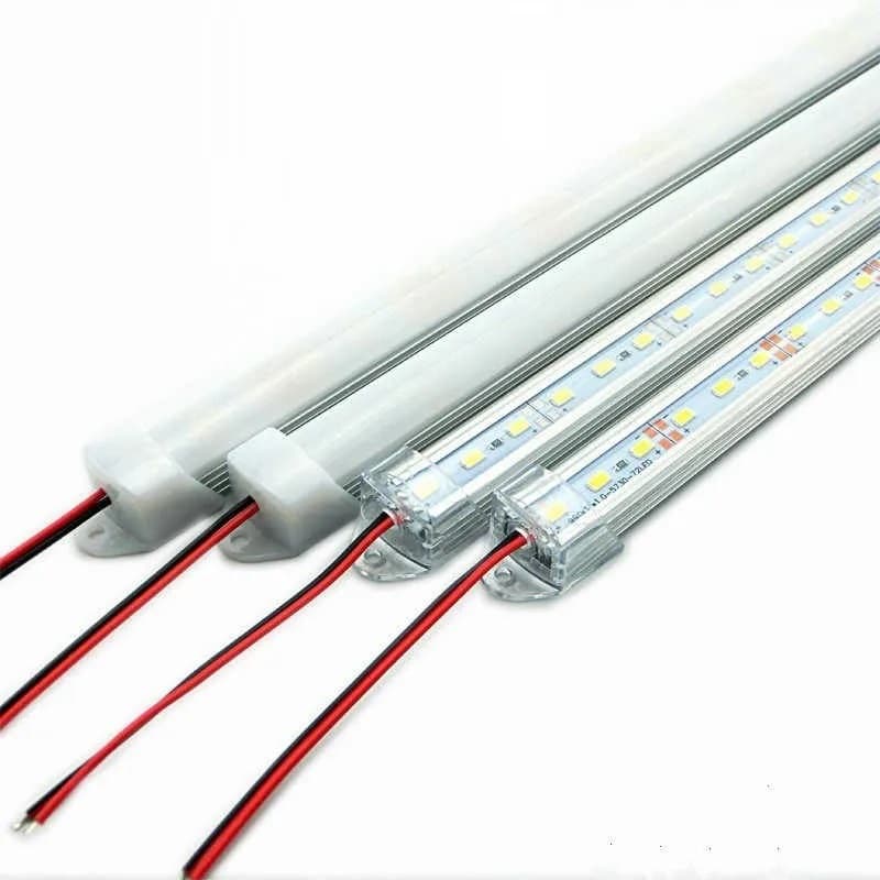 01 Barra LED Branco Frio 30cm C/ Calha 12V