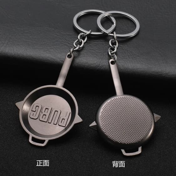 Chaveiros do jogo fps PUBG capacete panela facão aço inox