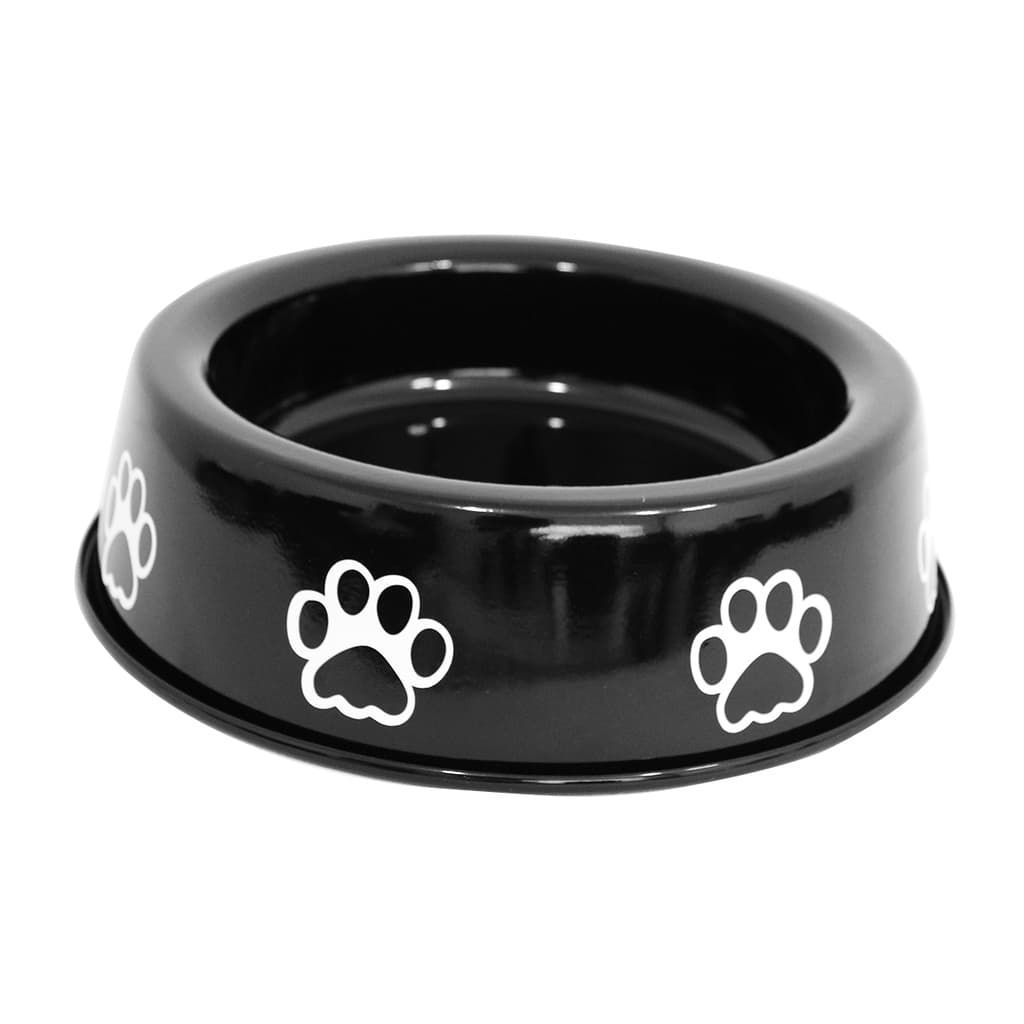 Comedouro/bebedouro 1l Para Cachorro Em Alumínio C/ Adesivo