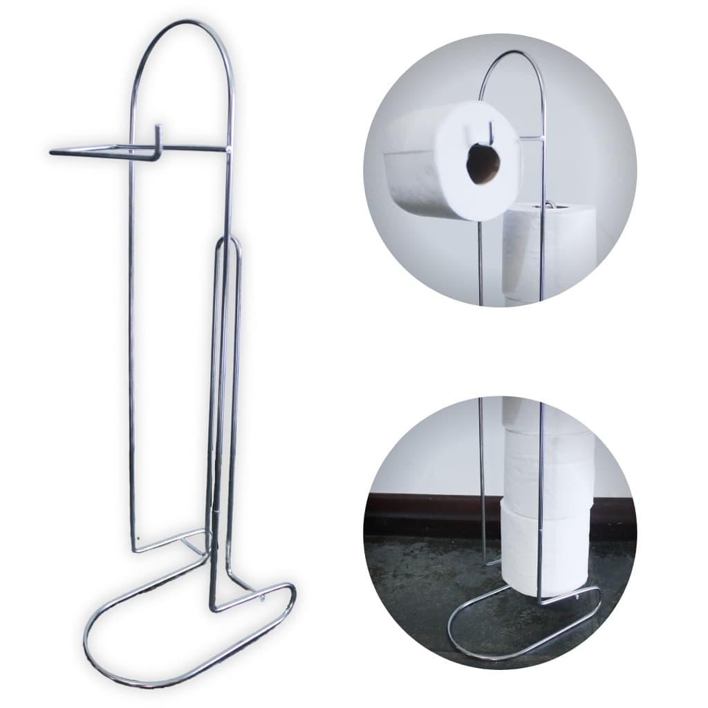 Suporte Para Papel Higiênico De Chão Linha Luxo