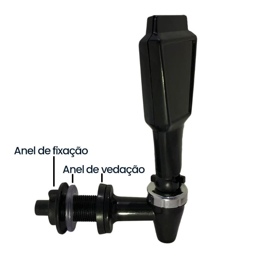 Torneira Para Chopeira Torre De Chopp Em Abs Alavanca Logo