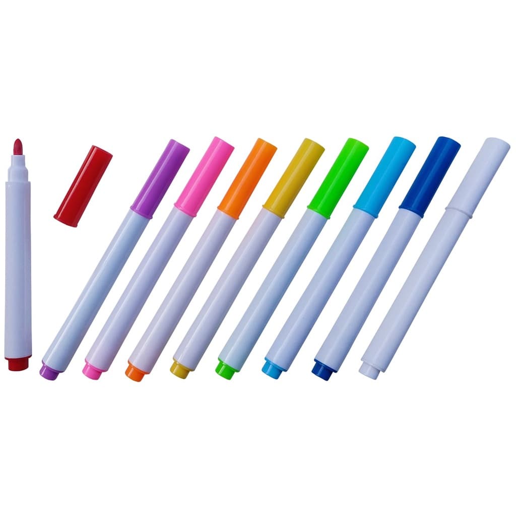 36 Canetas Giz Líquido Colorida para Quadro Preto
