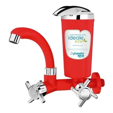 Purificador Ideale Eco Bancada Vermelho/cromado 8409 Planeta