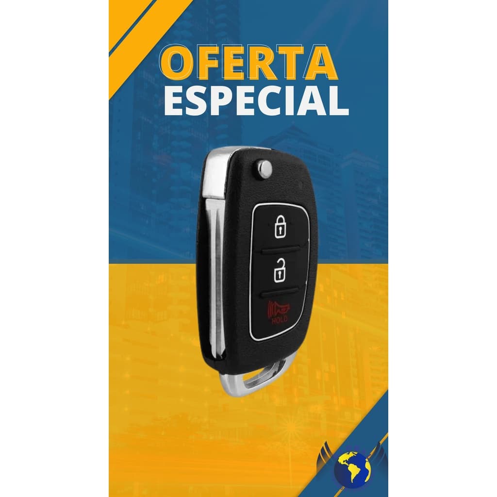 Chave Canivete Oco Hyundai HB20 Yale