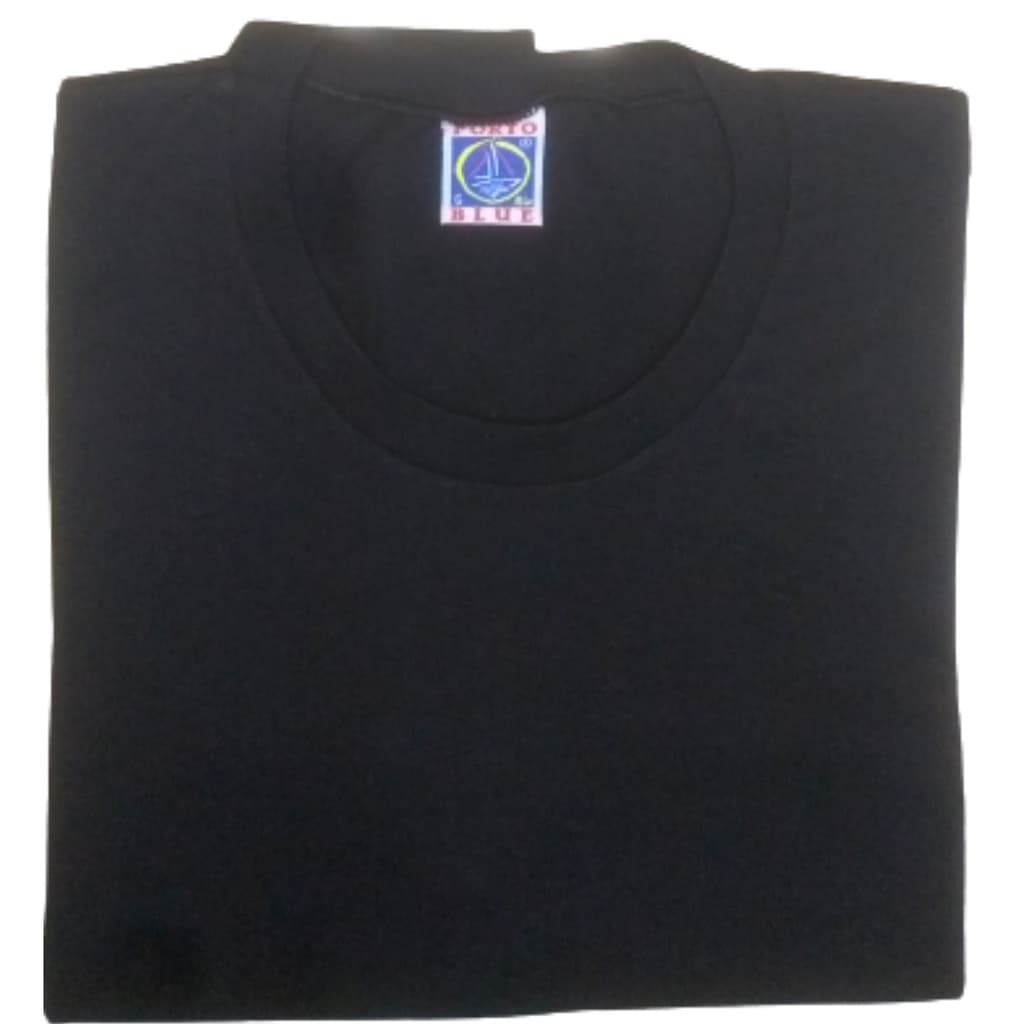 Kit 3 camisetas masculina de algodão estampas lisas gola redonda manga curta