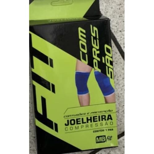 Par De Joelheira Elástica Anatômica Para Compressão