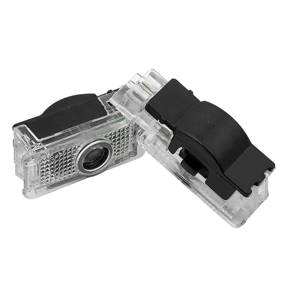 2 Peças Para Mercedes Benz W203 R171 R199 W209 W240 Led Logotipo Do Carro Projeto Laser Fantasma Luz Da Porta Lâmpada De