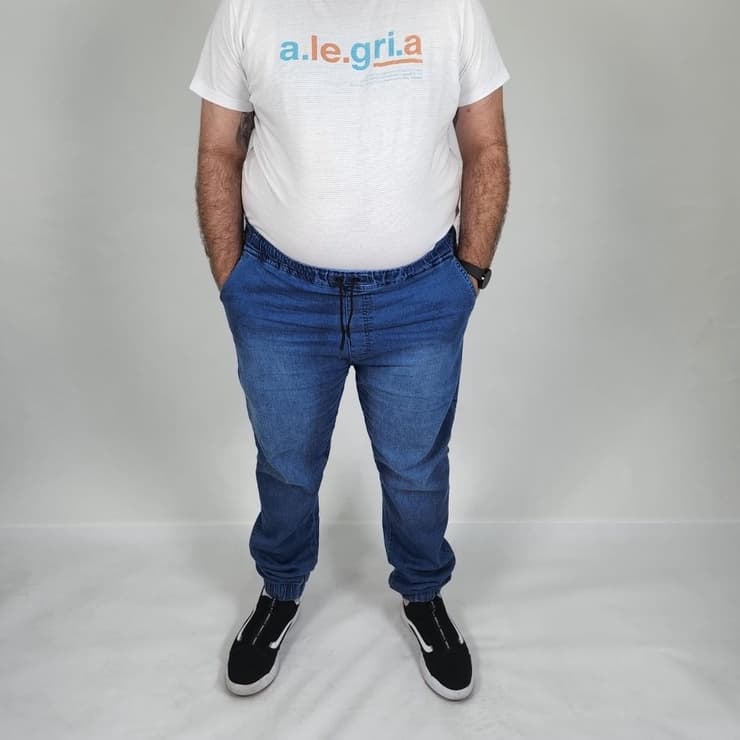 Calça Jogger Plus Size /Jeans