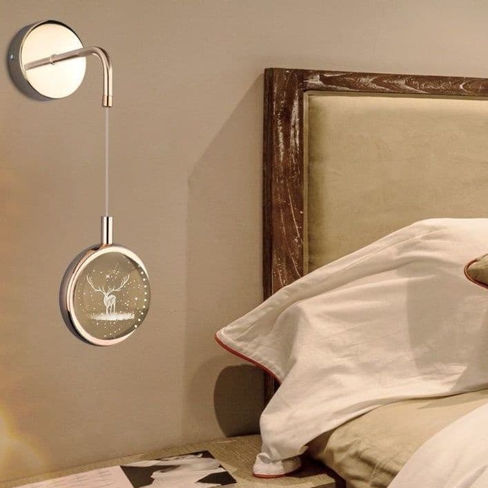Lâmpada de parede Led Lâmpada de sala de estar Lâmpada de quarto de parede decorativa de parede interna