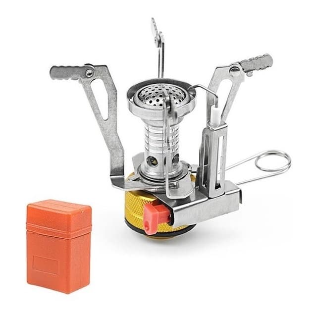 Mini Fogareiro Portatil Automatico P/ Uso Com Gas P/ Camping