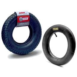 Pneu Carrinho De Mão 2 Lonas 325-8 + Câmara Original Colson