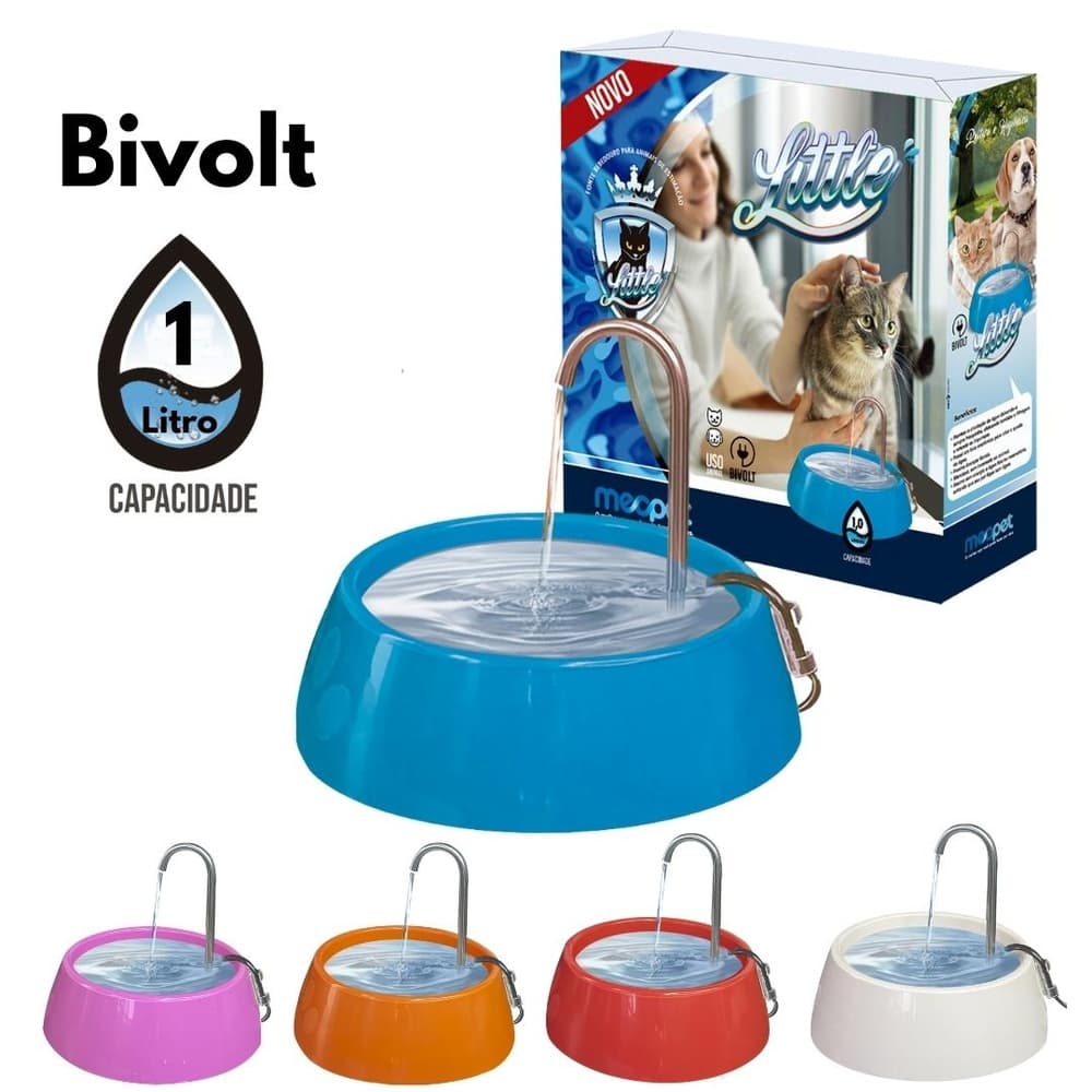 Fonte Bebedouro para Cachorro Gato Little Mec