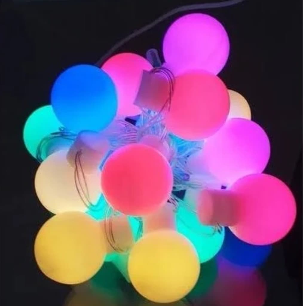 Pisca pisca natal Cordão 20 leds bolinhas foscas 4M 110V/51006