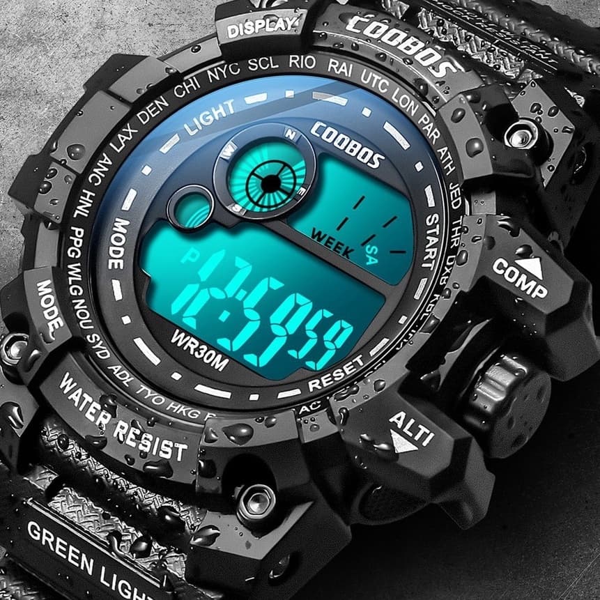 Relogio Digital Masculino Prova D agua LANCAMENTO