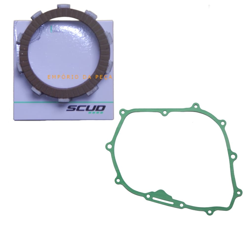 Disco Embreagem + Junta para moto Cb 300 Xre 300 Original Scud