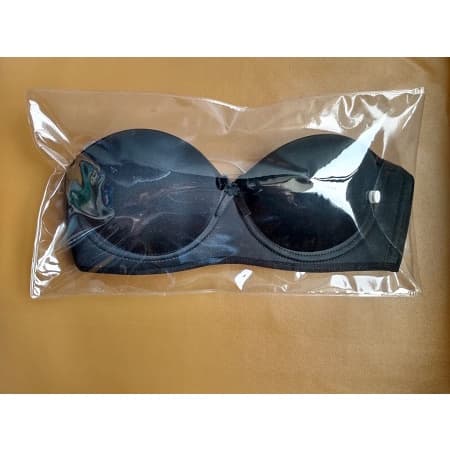 Embalagem para Sutiã em PVC  transparente saquinhos 18,5 x 34,5 + 6 tampa e Botão