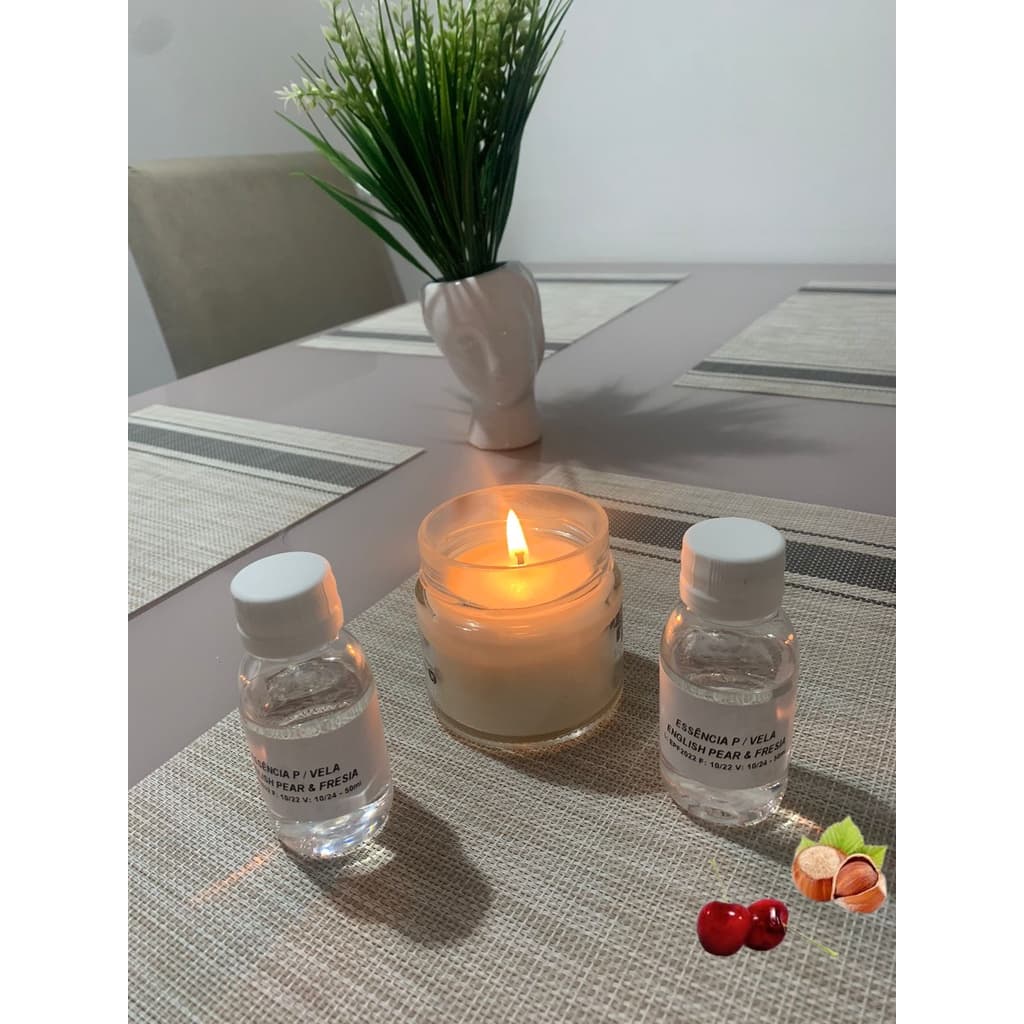 Essência P/ Vela Cereja & Avelã - 50ml