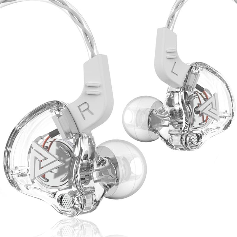 （bagged）Upgraded Fone De Ouvido Intra-Auricular Original Qkz Ak6 Para Monitor Dinâmico De Palco De Retorno Com Microfone