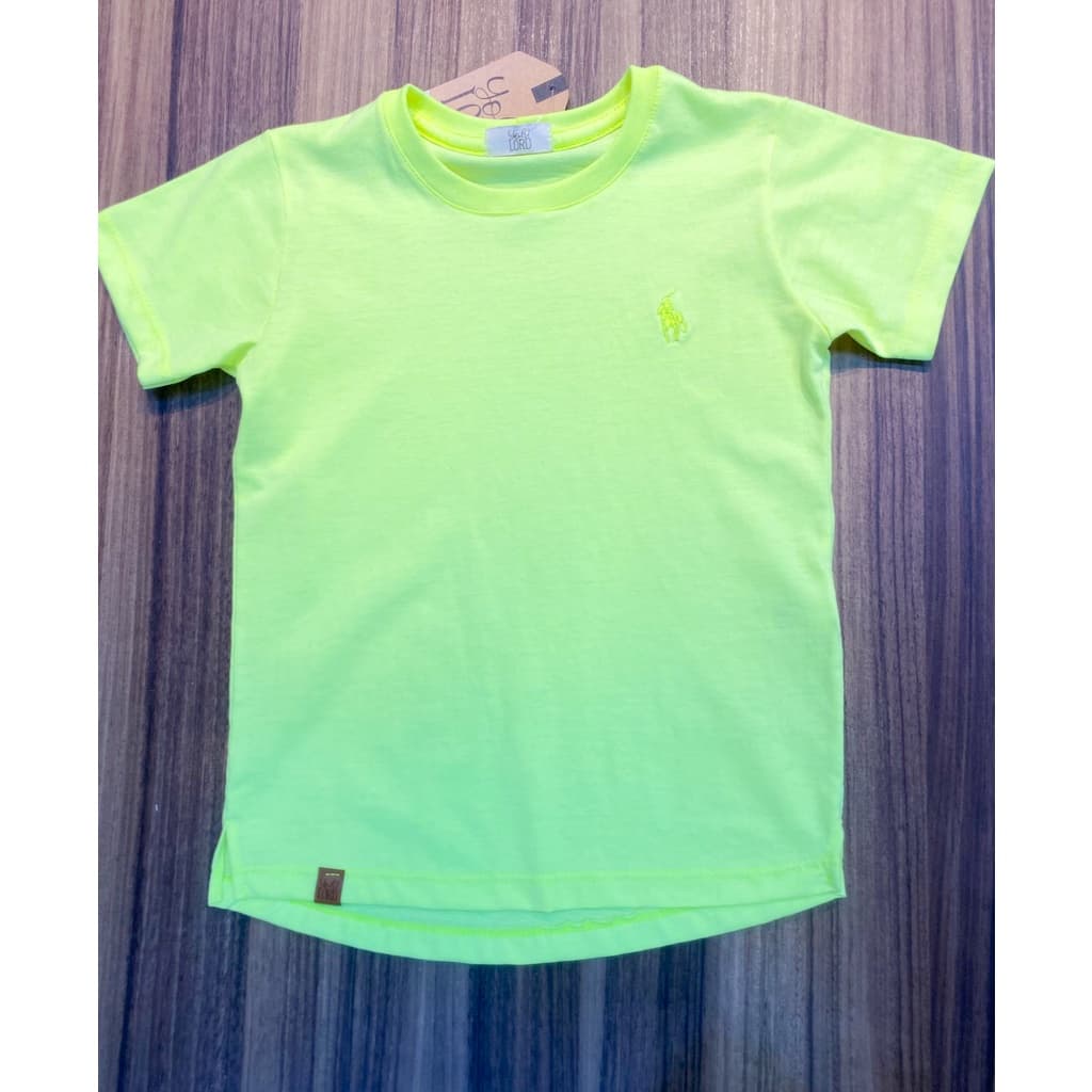 Camiseta Infantil Menino Amarelo Neon Yoyo