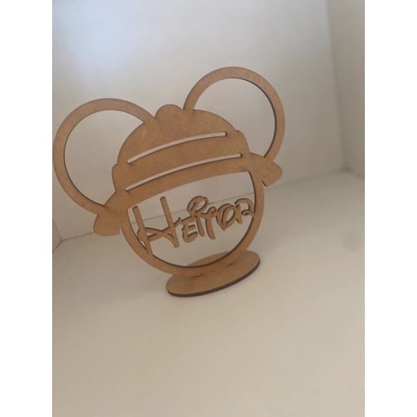 Centro de mesa personalizado mickey safari