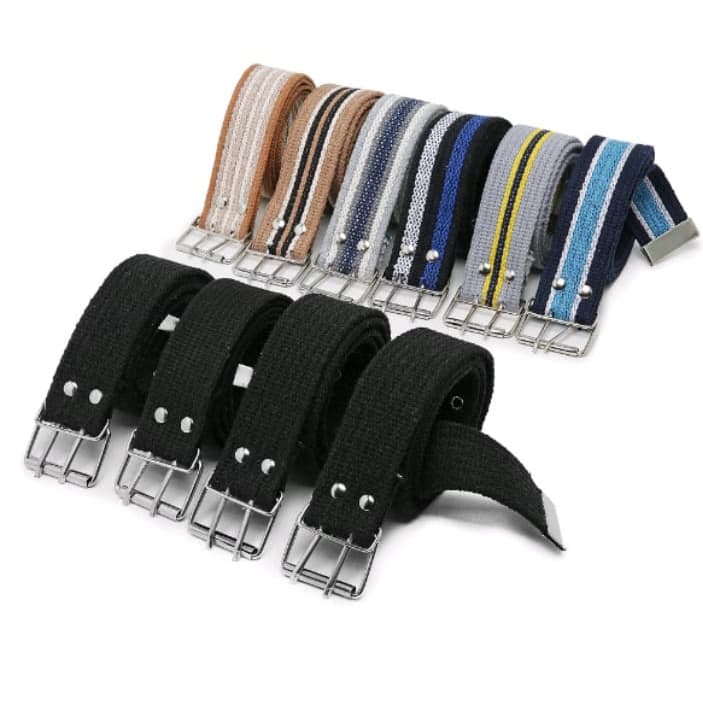 kit 5 cinto masculino lona fivela pino largo promoção oferta barato 352