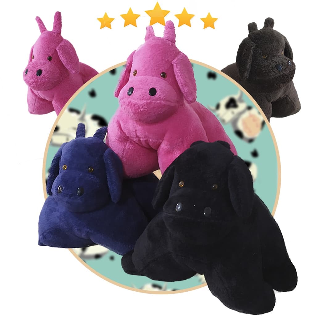 Almofada de vaquinha que vira travesseiro / Travesseiro de vaquinha Urso de pelucia