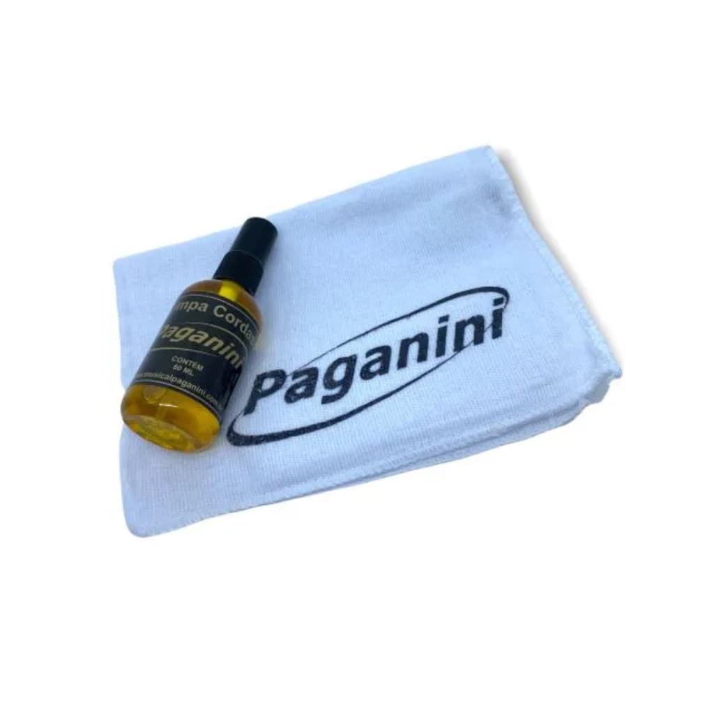 Limpa Cordas Paganini PLC058 + Flanela Para Violão Guitarra Cavaquinho