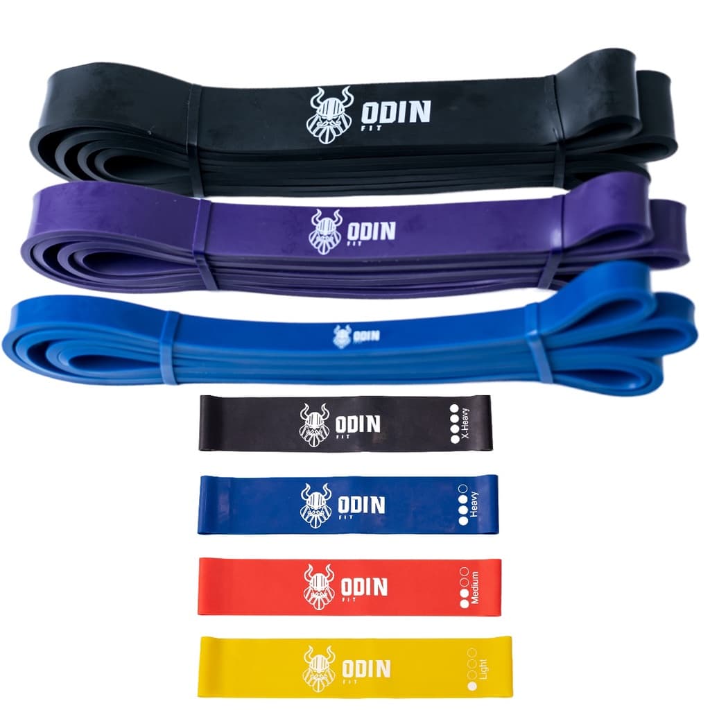 Kit Elastico Extensor Musculação Super Mini Band Odin Fit