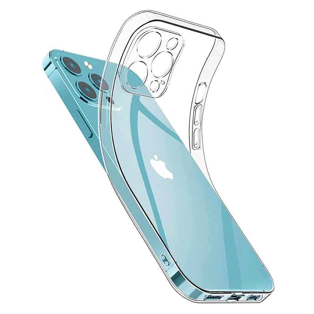 Luxo Silicone Claro Caso De Telefone Para iPhone 16 17 Pro Max Ultra Fino Escudo Macio Proteção Completa Da Câmera Capa