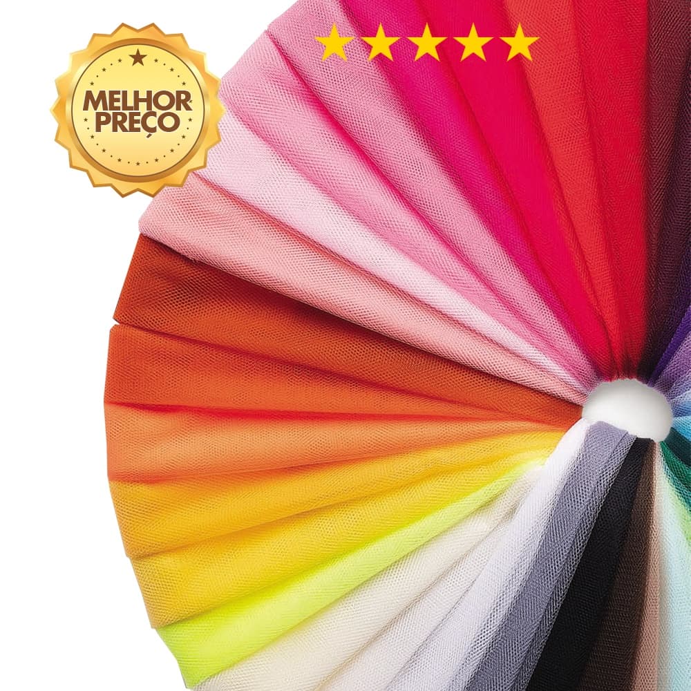 ✨ Tule Filó (1m x 1,20m) Largura - Várias Cores 🌈 Para Véu, Tutu, Decoração e Artesanato 🧵