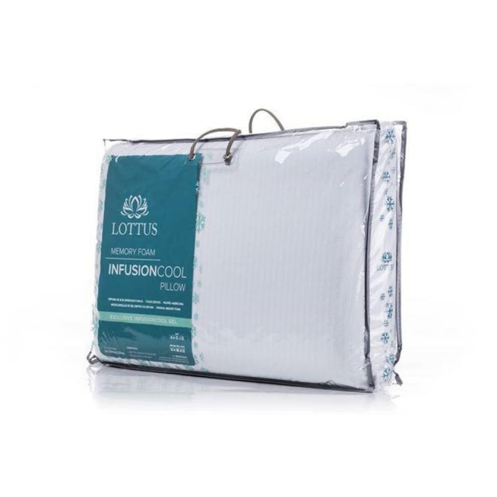 Travesseiro Memory Foam Lottus Gel infusion Cool - 14x40x60