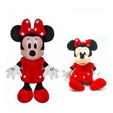 Pelúcia Minnie Mouse Linda Vermelha Com Som