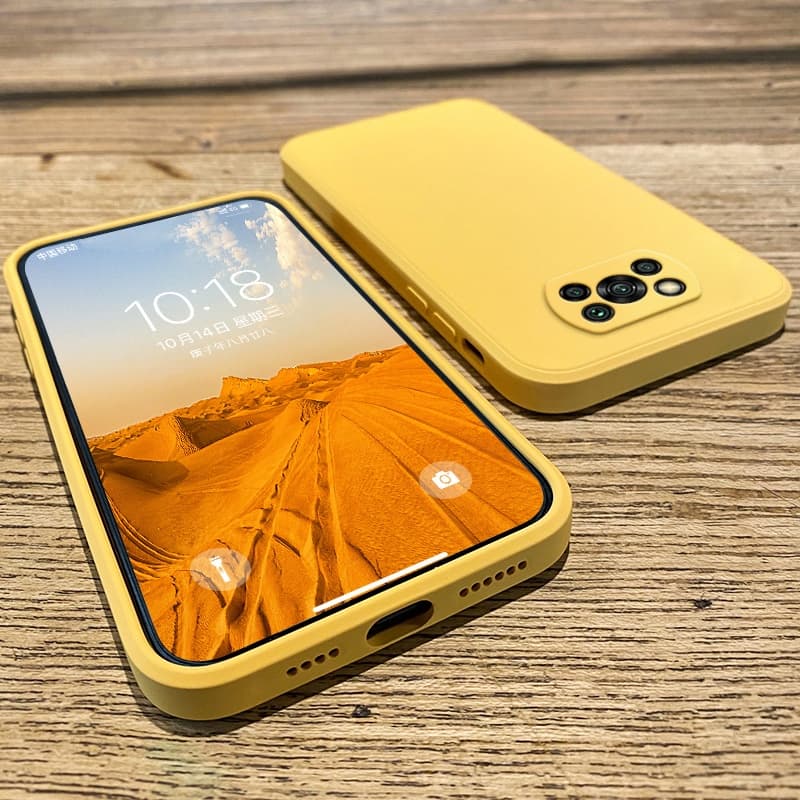 Poco X3 Pro Pocox3 Capa Quadrada De Silicone Líquido Protetor De Lente Para Câmera Xiaomi X 3 NFC gt