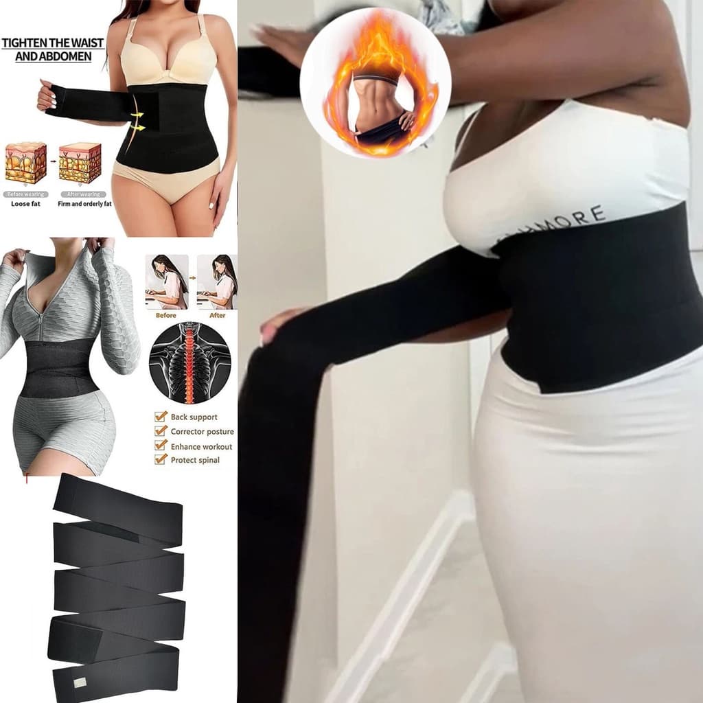 Cinta Faixa Modeladora - 3, 4, 5 e 6 Metros - Redutora - Pós Parto - Pós Operatório - Postural