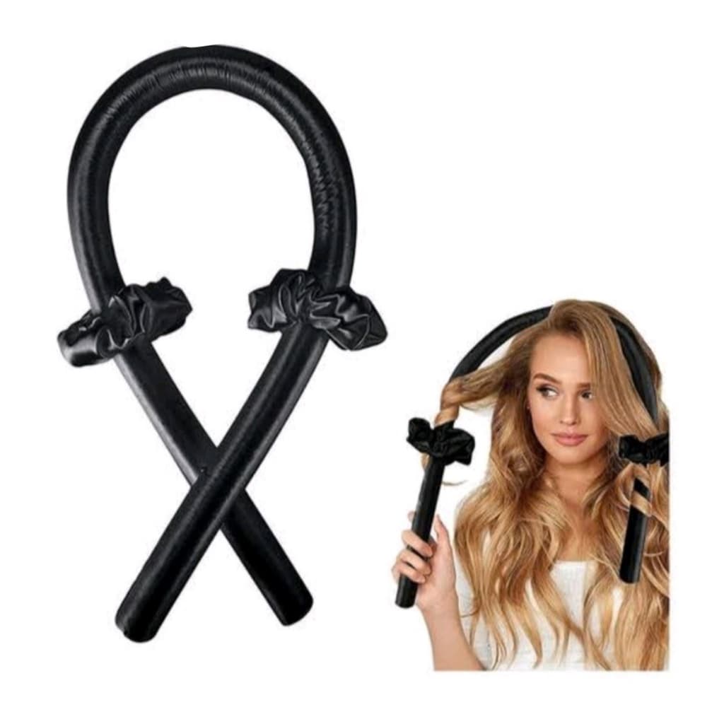 Modelador Curling Rod Cachos  Sem Fonte De Calor De Cetim Preto N77