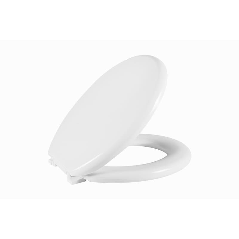 Tampa de Vaso Almofadada Confort Astra Universal Oval 6lpf PP Branco