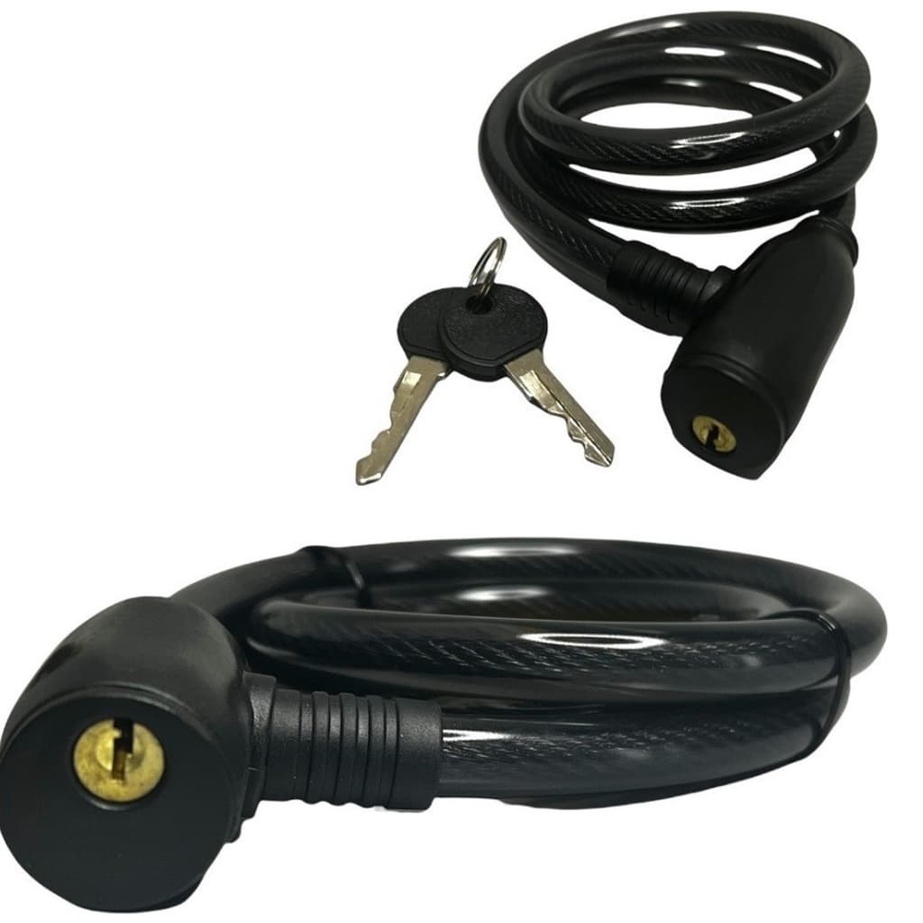 Cadeado Bike Anti Furto Bicicleta com chave Trava Corrente de aço Segurança