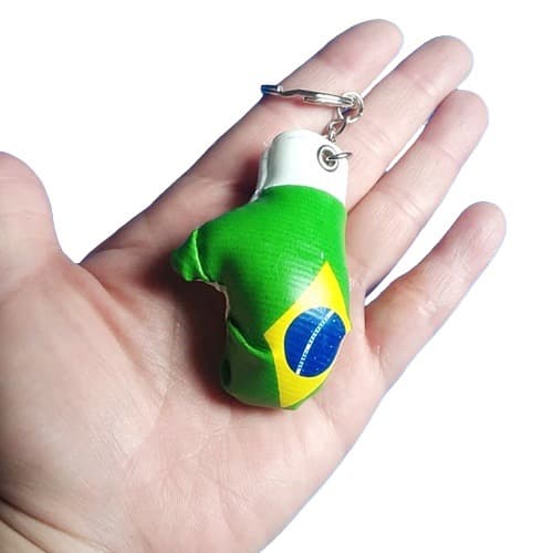 Chaveiro luva de Boxe Brasil Copa Olimpíadas Souvenir Emi-13-0105