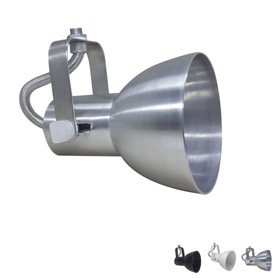 Spot Trilho para Lampada Bulbo LED Aluminio Articulado Eletrocalha Perfilado E27 Bivolt Qualidade